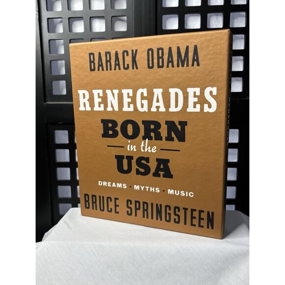 Other - Renegades Born in the USA Obama + Springsteen SIGNED 1st First Print Edition NEW